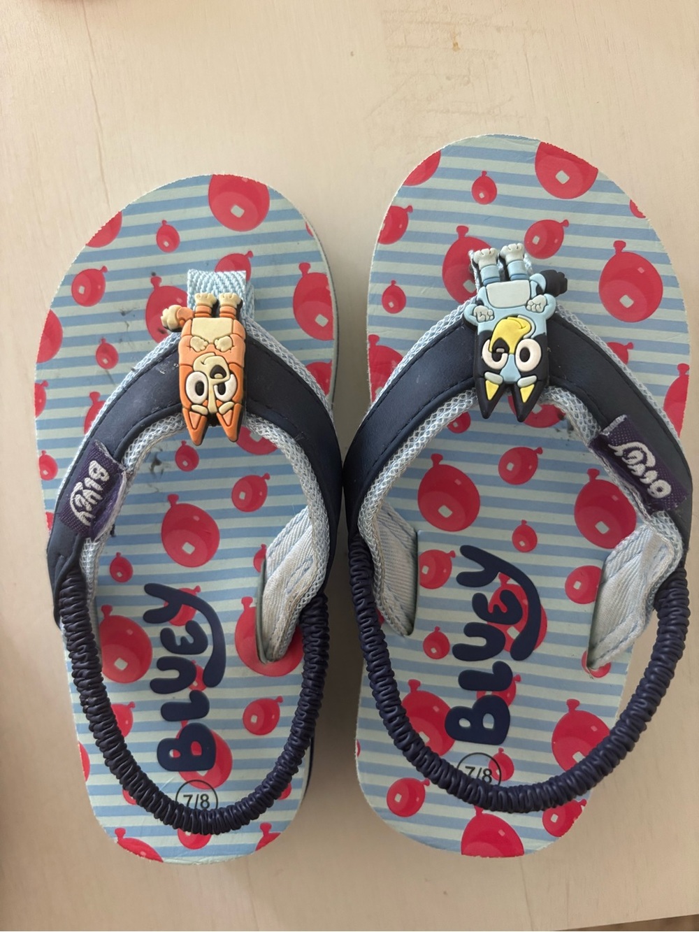 Bluey Toddler Beach Flip Flops